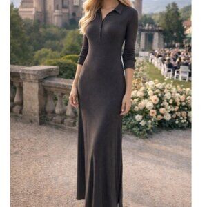 Elegant Black Maxi Dress